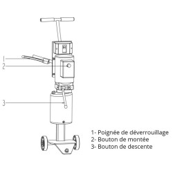 Bouton et platine de commande TS-6600 320401042