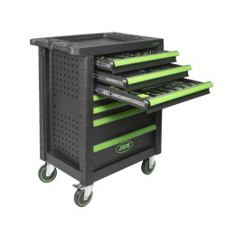 SERVANTE À OUTILS 7 TIROIRS VERT SPÉCIAL CAMIONS 224 OUTILS