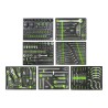 SERVANTE À OUTILS 7 TIROIRS VERT SPÉCIAL CAMIONS 224 OUTILS