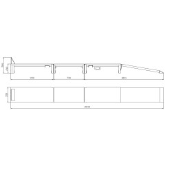 Colonnes élévatrices ML75W sans fil x2 avec rampes intégrées