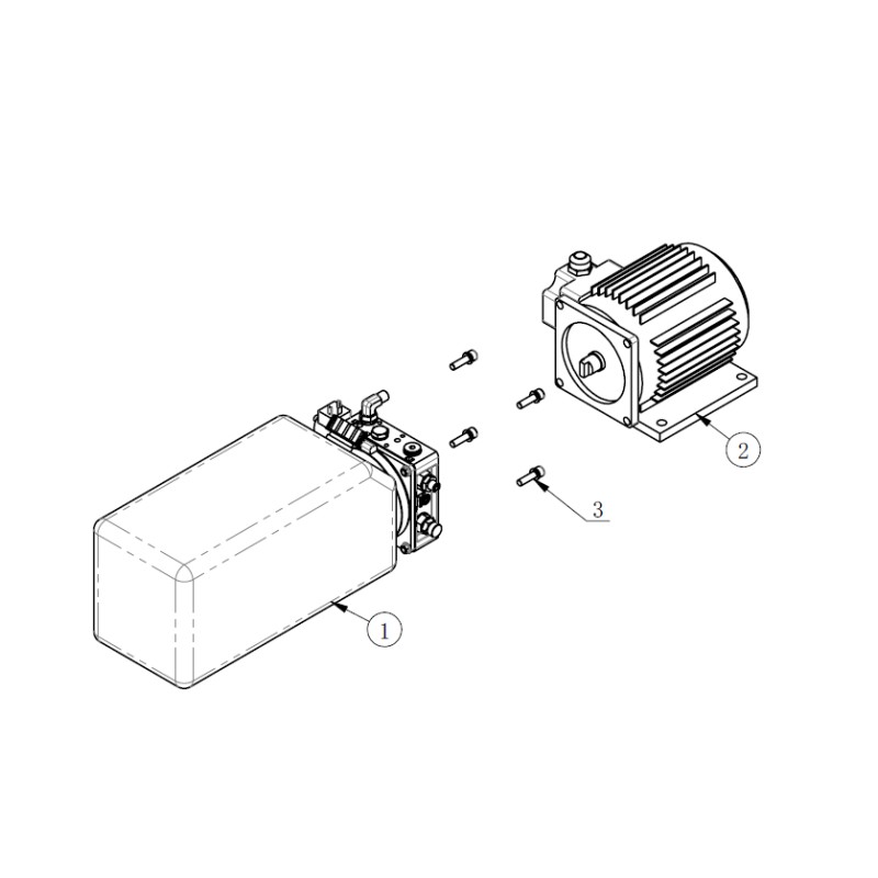 Groupe électro-hydraulique complet OPTIMAL 4T 230V