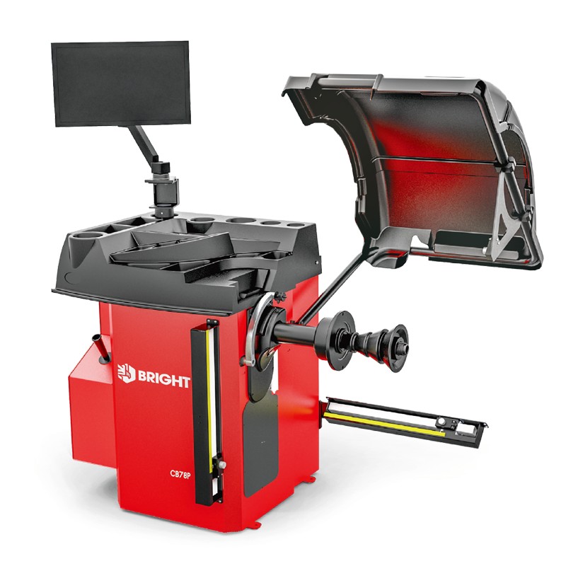 Équilibreuse de Roue Bright CB78NP Écran Tactile Sonar serrage pneumatique | ConsoGarage