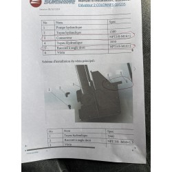 kit fixation pont elevateur 2 colones qjy240