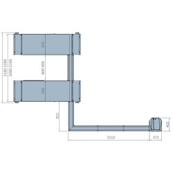 Pont Élévateur Ciseaux Extra-Plat 3,5T EAE EE-6501V4 | ConsoGarage