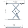 Pont Élévateur Ciseaux Extra-Plat 3,5T EAE EE-6501V4 | ConsoGarage