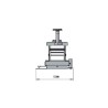 Traverse manuelle mobile 1,5T pour pont parking 4 colonnes