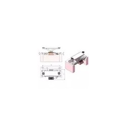 Traverse manuelle mobile 1,5T pour pont parking 4 colonnes
