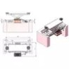 Traverse manuelle mobile 1,5T pour pont parking 4 colonnes