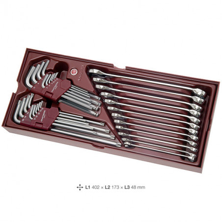 Coquille de clés combinées, hexagonales, TX - Coquilles et outils pour tiroirs de servantes par Consogarage