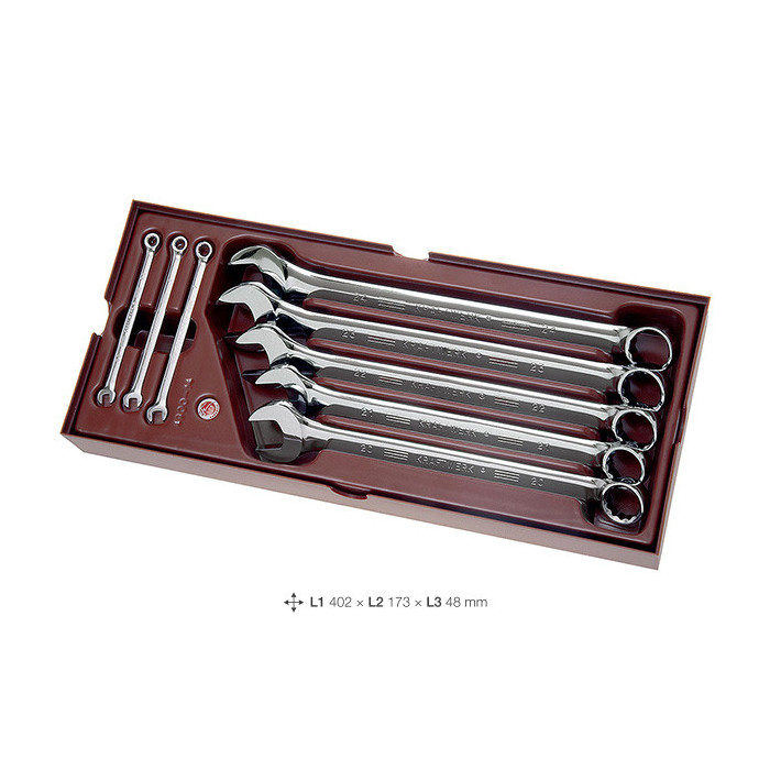 Coquille de 8 clés combinées - Coquilles et outils pour tiroirs de servantes par Consogarage