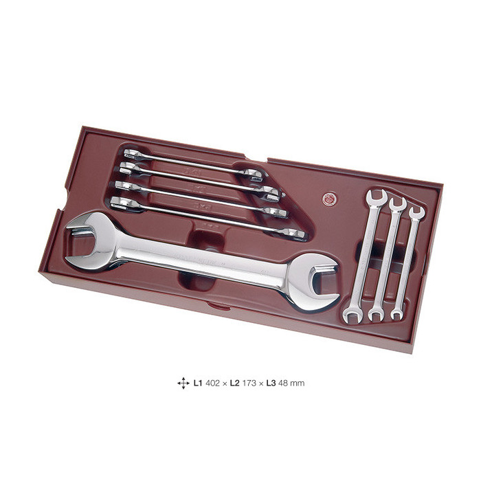 Coquille de 10 clés à fourche Completo - Coquilles et outils pour tiroirs de servantes par Consogarage