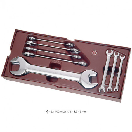 Coquille de 10 clés à fourche Completo - Coquilles et outils pour tiroirs de servantes par Consogarage