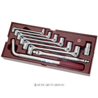 Coquille de 9 clés double-articulées - Coquilles et outils pour tiroirs de servantes par Consogarage