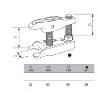 Extracteur de rotule universelle rotule de biellette Lifter 32-80mm Séparateur Splitter TE927 
