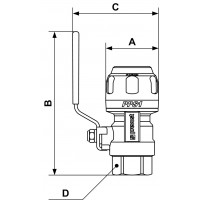 Vanne filetée femelle cylindrique 1/2" et raccord pour tubes en Øext 20mm - Embouts et raccords par Consogarage