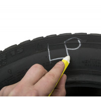 Craies blanches x12 - Réparation et changement de pneus par Consogarage