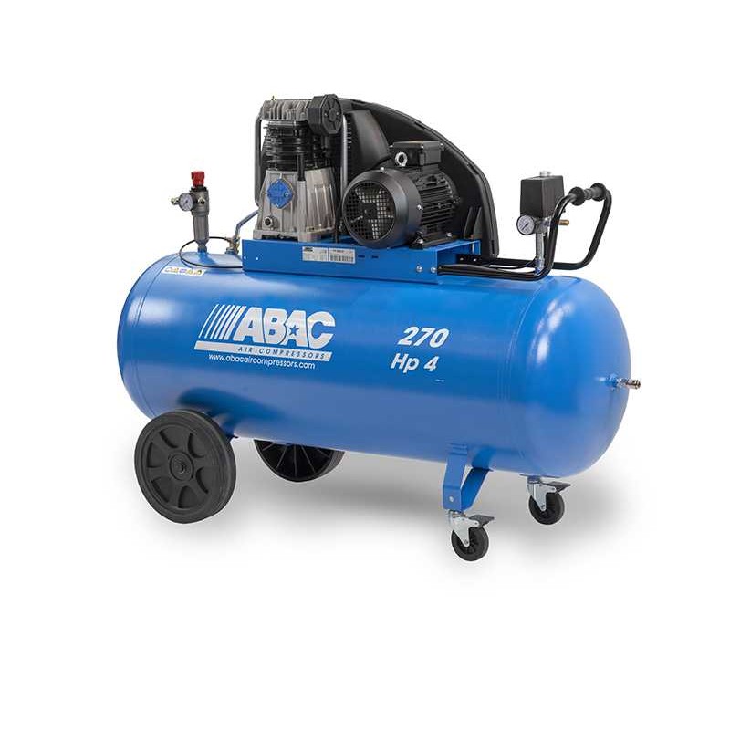Compresseur 270 litres - 10 bars - 4cv - 230v - - Compresseurs à pistons par Consogarage
